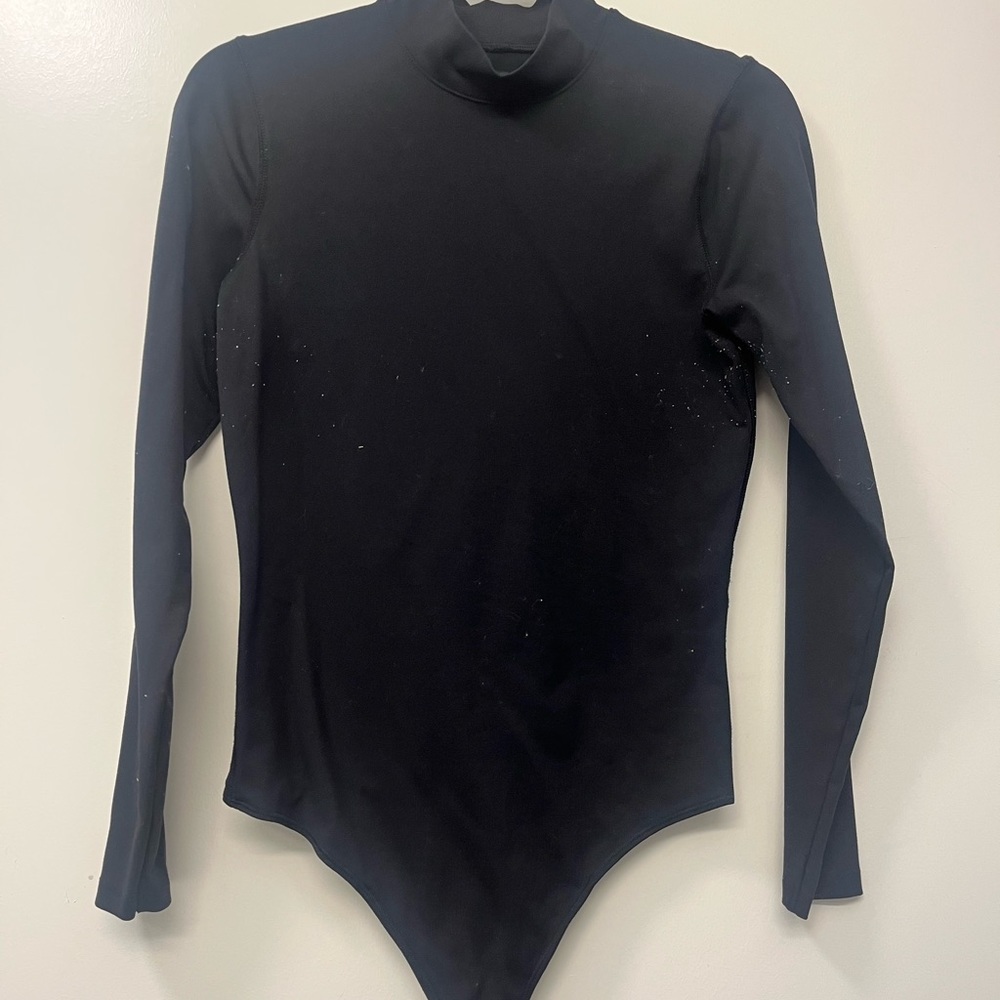 mock neck long sleeve body suit
